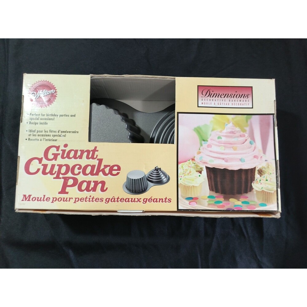 Wilton Dimensions Giant Cupcake Pan 3D Cake Mold Baking Pan Original Box